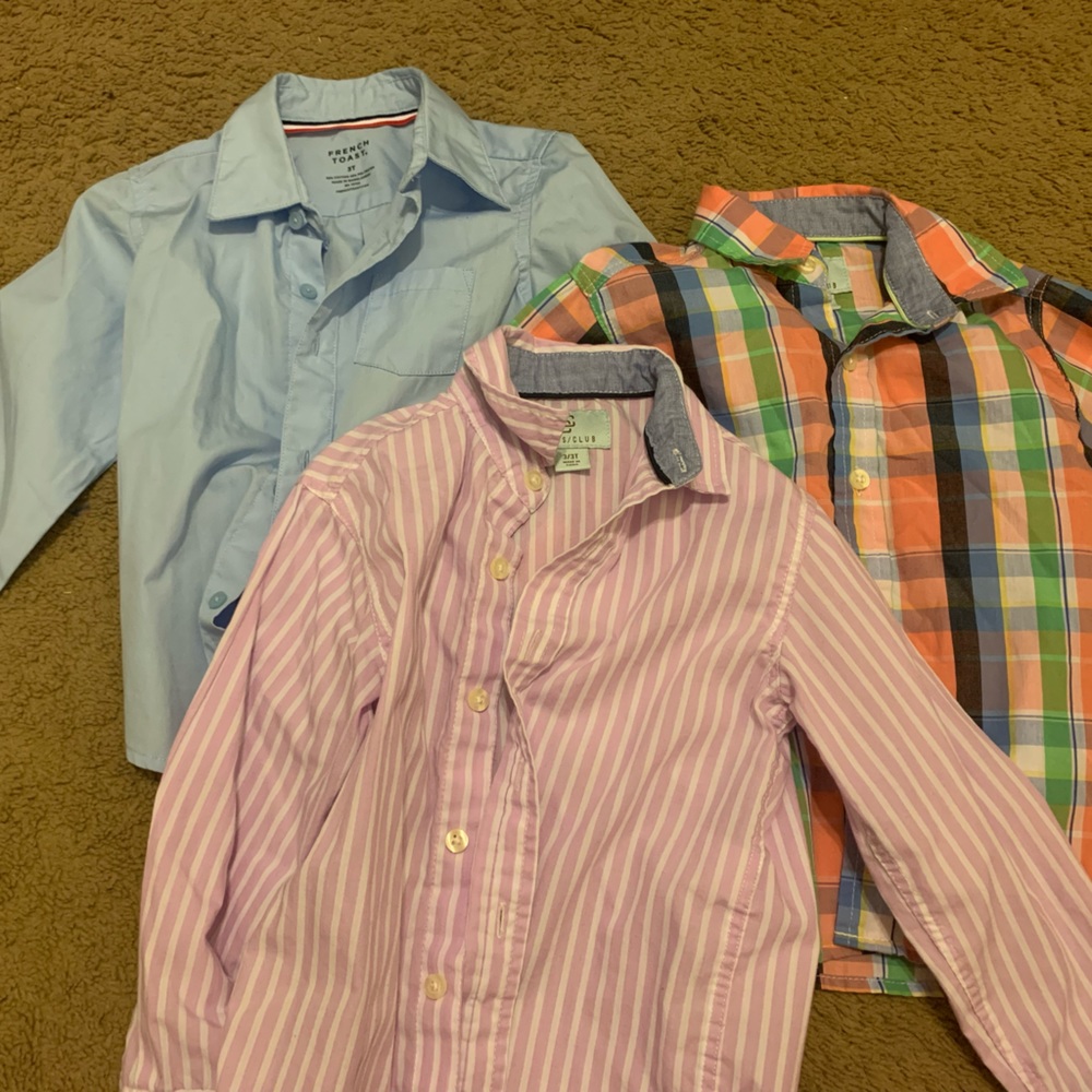 Button Down Toddler Lot